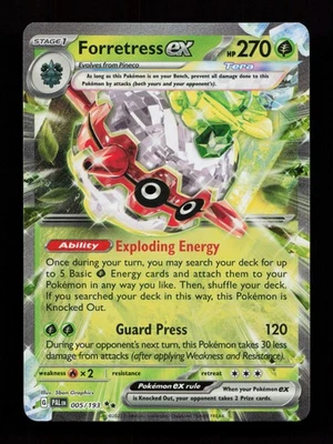 Forretress ex 005/193 SV02: Paldea Evolved Pokémon Card - Image 1 of 2