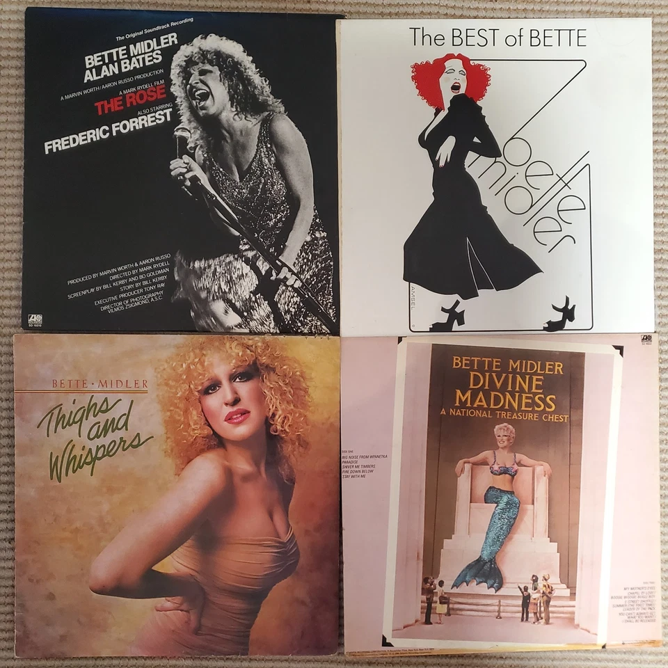 4 x Bette Midler - Bundle of Records- Range VG+ to NM - Image 1 of 1