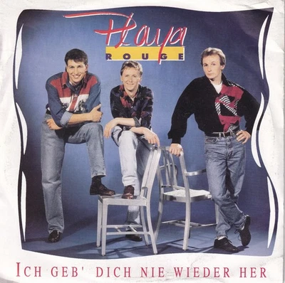 -0830- Playa Rouge - Ich geb' dich nie wieder her -7"- Single- vg++ Promo-Sheet - Bild 1 von 3