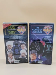 Doctor Who SEALED Lot of VHS Movies - BRAND NEW w/ 20th Fox Century Watermark - Picture 1 of 7