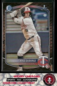 Kyle DeBarge 2025 Bowman Chrome Prospects Reptilian Refractor #BCP-139 Gemelos - Imagen 1 de 2