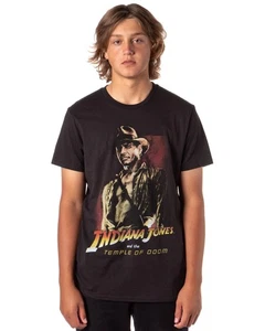 Indiana Jones Men's Temple of Doom symbolic Graphic T-Shirt - Picture 1 of 3