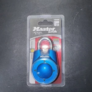 Master Lock 1500iD Set Your Own Directional Combination Padlock Blue - Picture 1 of 2
