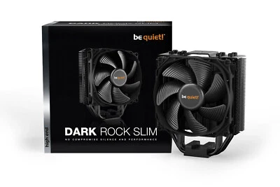 be quiet! Dark Rock Slim CPU Cooling COMPACT Heatsink FAN LGA1200/1151/2011 AMD - Image 1 of 4