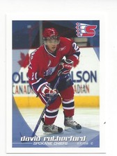 2007-08 Spokane Chiefs (WHL) David Rutherford 