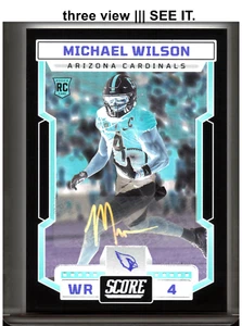 MICHAEL WILSON 2023 Panini Score Auto #362 RC Rookie - Picture 1 of 6