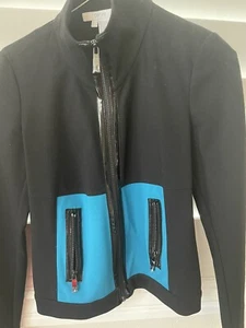Schwarze farbige Blockjacke Größe 2 - Bild 1 von 5