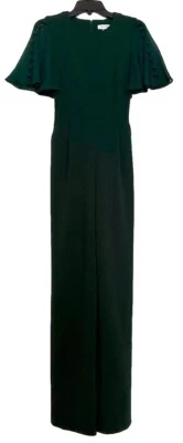 MONO LARGO DE GASA MANGA PLANA CALVIN KLEIN MALAQUITA, TALLA 10 NUEVO CON ETIQUETAS Foto 1 de 4