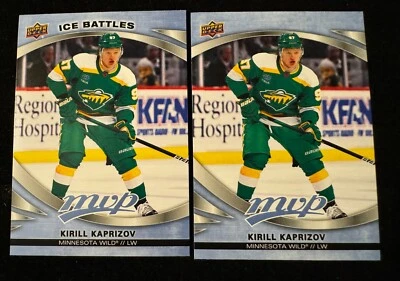 2023-24 Upper Deck MVP - Ice Battles #23 Kirill Kaprizov & SP card - Image 1 of 2