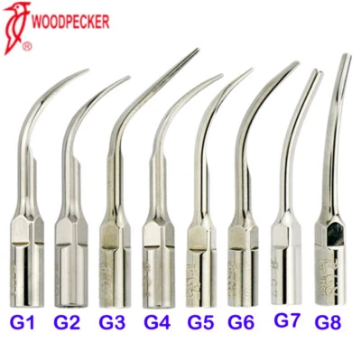 Woodpecker Dental Ultrasonic Scaling Tips G1 G2 G3 G4 G5 G6 G7 Fit EMS Scaler CE - Image 1 of 4