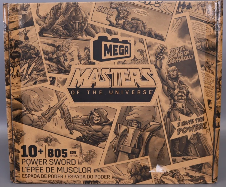 MEGA Masters of The Universe Building Toys Set, Power Sword with 805 Pieces - Image 1 of 4