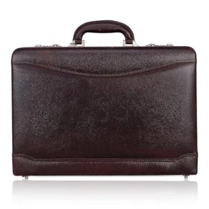 Nuevo Maletín de Viaje de Cuero Combinación Cerradura Oficina Negocios Bolso de Mano - Imagen 1 de 7