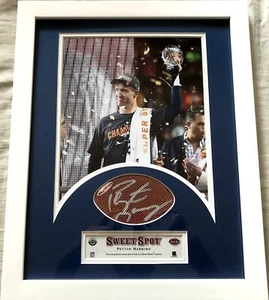Peyton Manning signed autographed Broncos Super Bowl 50 8x10 photo framed UDA  - Picture 1 of 2