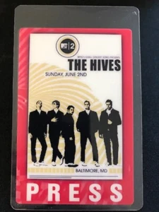 THE HIVES Backstage Pass pressa per laminato - Foto 1 di 1