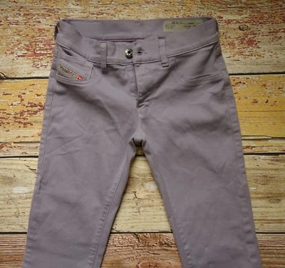 $168 Diesel Livier-Ankle Purple W26xL28 Super Slim-JEGGING Low Waist 90% Cotton - Image 1 of 4