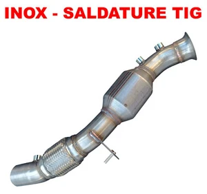 DOWNPIPE INOX 200 CELLE TUBO DPF BMW E87 E90 E93 118D 120D 320D 2.0 N47 177 CV - Zdjęcie 1 z 5