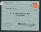 04084) Bahnpost Ovalstempel Ilmenau - Grossbreitenbach Z. 1, Gesch.-Papiere 1935