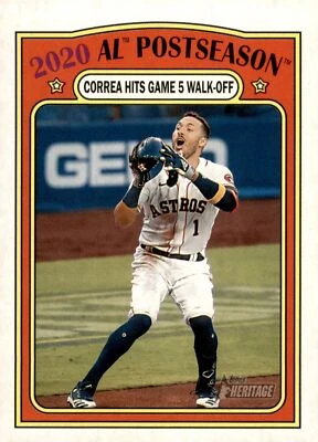 2021 Topps Heritage - Carlos Correa #23 - Image 1 of 2