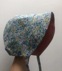 Liberty of London Reversible Handmade Bonnet - Picture 1 of 5