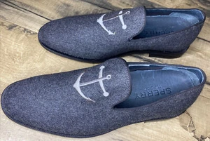 Sperry Top-Sider Overlook Smoking Halbschuhe Schuhe 7,5 Wolle grau Slipper Anker. - Bild 1 von 8