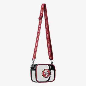 NFL San Francisco 49ers Stadium Team Stripe Clear Crossbody Bag by FOCO - Picture 1 of 2