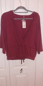 New With Tags- Cut The Frills- Off the Shoulder Yoga Sports Workout Hoodie S/M - Picture 1 of 15