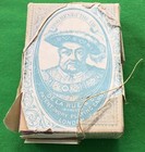 TAX WRAPPED Old c1880 Antique De La Rue Wide SQUARE CORNER Playing Cards Cartes