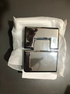 Alumax 180 Degree Beveled Polish Chrome Heavy Glass Hinge G03286450 - Picture 1 of 2