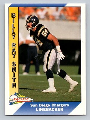Billy Ray Smith San Diego Chargers 1991 Pacific #452 Card - Image 1 of 2