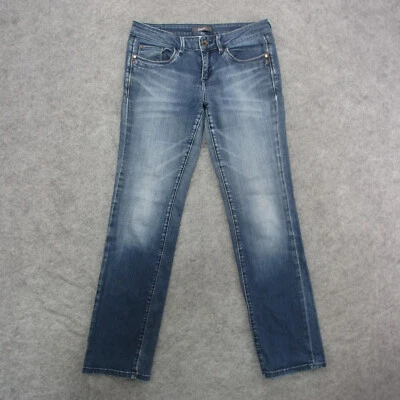 Esprit Jeans Women's 27 Blue Medium Wash Smart Straight Leg Jeans - Image 1 of 4