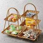 Square Snack Rack Plastic Dried Fruit Tray Fruit Storage Tray  Fruits