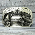 Law Enforcement Belt Buckle HP Police Sheriff # LE Vtg 80s Arroyo Grande .CVB285