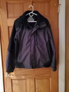 ZeroXposur Herren Mantel Gr. S gefüttert schwarz Full Zip Winterjacke mit abnehmbarer Kapuze - Bild 1 von 8