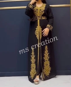 VENTA Nuevo Vestido Largo Marroquí Dubai Kaftanes Farasha Abaya Muy Elegante 02 - Imagen 1 de 5