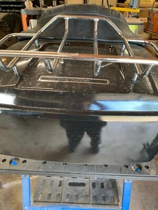 Harley Davidson King Tour Pack Backrest luggage Rack arm rest - Foto 1 di 7