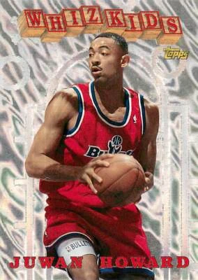 JUWAN HOWARD 1995-96 Topps WHIZ KIDS #3 Bullets - Image 1 of 2