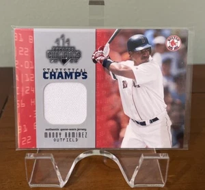 2003 Donruss Manny Ramirez Champions Statistical Champs Materials #SC-11 109/155 - Picture 1 of 2