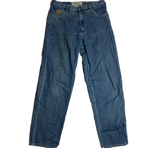 Vintage Osh Kosh Jeans Mens 36x33 Blue Relaxed Fit All Cotton Denim Tag 36x34 - Picture 1 of 10