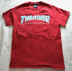 Red Thrasher Magazine Skateboard Skater T-Shirt - Size Small / S - Picture 1 of 4