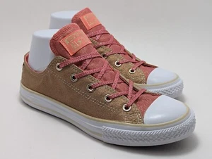 Converse Chuck Taylor All-Star Rose Gold Glitter Size 4 - Picture 1 of 11