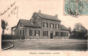 CARTE POSTALE - PROUVY-THIANT - NORD 59 - LA GARE - Picture 1 of 2