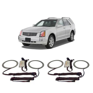Kit de halo de faros de ojo de ángel rojo brillante para Cadillac SRX 04-09 - Imagen 1 de 3