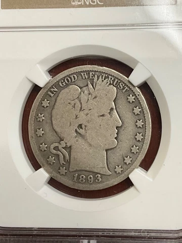 NGC G4 1893 S BARBER HALF DOLLAR NICE EYE APPEAL Cover