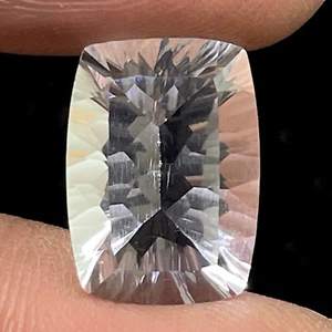 VVS 6.80 Cts Natural White Quartz Rare Custom Cut Dazzling Untreated Gemstone - Picture 1 of 22
