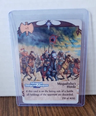 TSR Spellfire CCG 1st Ed. MOGADISHO'S HORDE Card #251 of 400 AD&D - Image 1 of 3