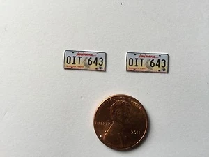 1/18 scale Louisiana license plate decals for your r/c car or truck - Picture 1 of 4