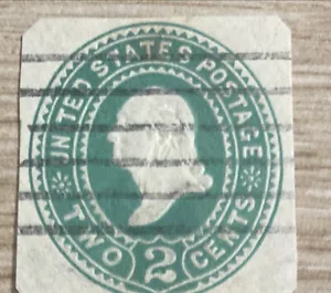 U.S. Postage ~ George Washington Green round - Picture 1 of 6