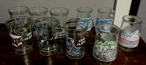 Tom & Jerry und Looney Toons Jelly Jar Gläser Set (10) 1990 /91/95 - Bild 1 von 20
