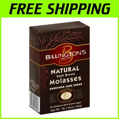 Pacote com 10 açúcar de melaço marrom escuro Billington's - Imagem 1 de 2