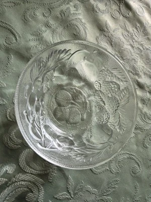 Piccola Ciotola In Vetro Trasparente Vintage Fedenza Motivo Ciliegie 🍒  - Immagine 1 di 4